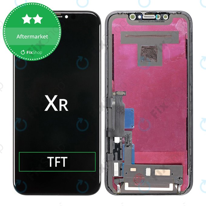 Schermo per iPhone XR, Vetro touch con cornice