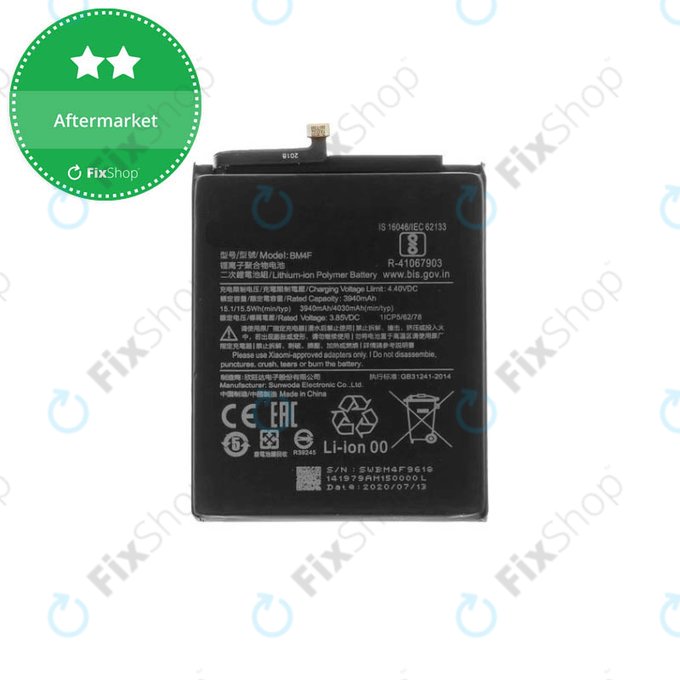 Batteria per Xiaomi Mi 9 Lite, Mi A3, BM4F, 4030mAh