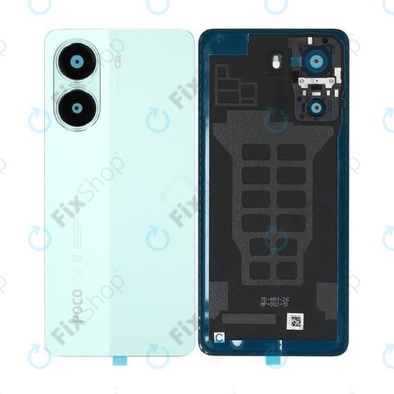 Cover batteria per Xiaomi Poco X7 Pro 2412DPC0AG, Green, 56002900O1000, Genuine Service Pack