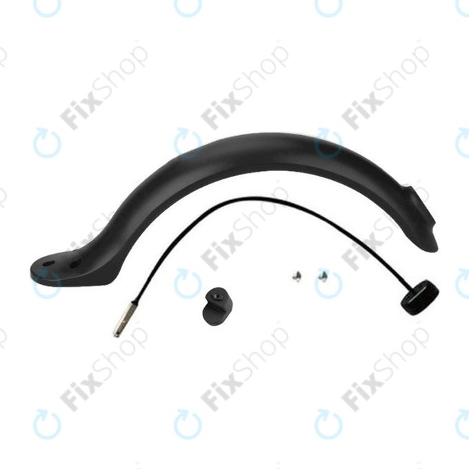 Parafango posteriore con luce e connettore per Xiaomi Mi Electric Scooter 1S, 2 M365, Pro, Black