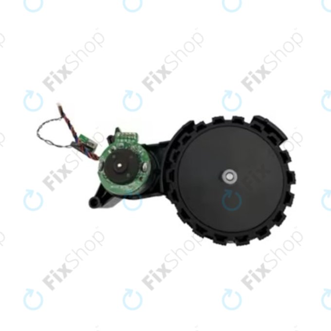 Ruota con motore (sinistra) per Xiaomi Robot Vacuum X10, Dreame Z10 Pro, L10 Plus, D10 Plus, Black