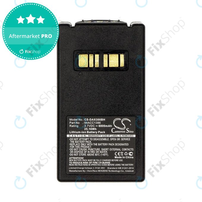 Batteria per Datalogic Falcon X4, X3, 94ACC1386, Li-Ion, 6800mAh, 3.7V, HQ