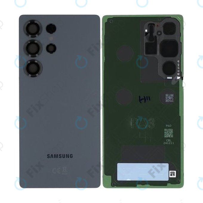Cover batteria per Samsung S25 Ultra, Titanium Black, GH82-36353D, Genuine Service Pack