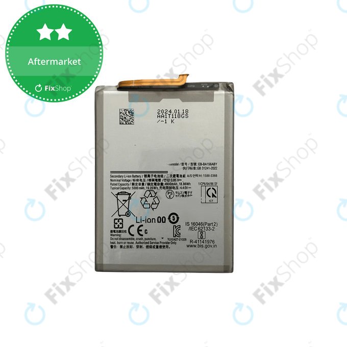 Batteria per Samsung A15 5G A156B, EB-BA156ABY, 5000mAh