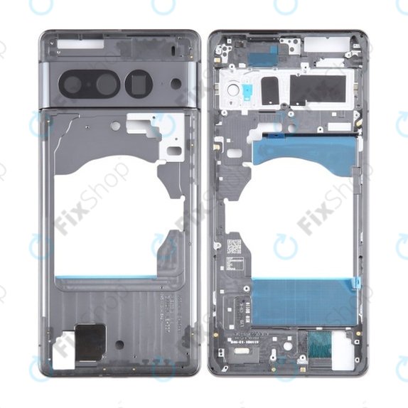 Telaio centrale per Google Pixel 7 Pro GP4BC, GE2AE, Ossidiana