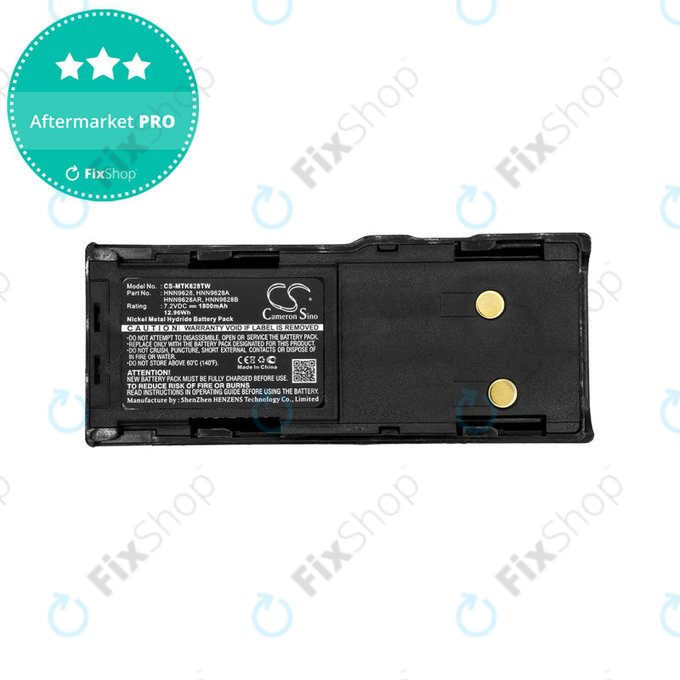 Batteria per Motorola CP250, GTX800, HNN9628, Ni-MH, 1800mAh, 7.2V, HQ