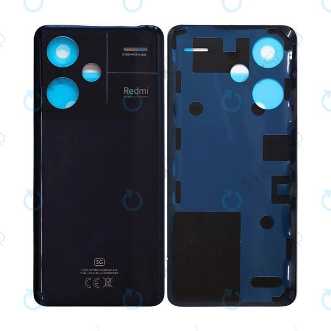 Cover batteria per Xiaomi Redmi Note 13 Pro+ 23090RA98C, Midnight Black, 560035N16U00, Genuine Service Pack