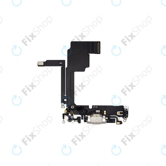 Connettore di ricarica con Cavo flex per iPhone 15 Pro, White Titanium