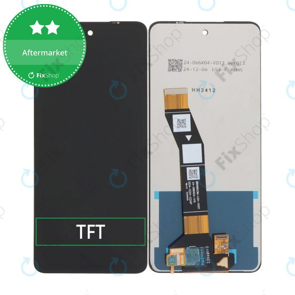 Schermo LCD per MotGoldla Moto G04, Vetro touch senza cornice