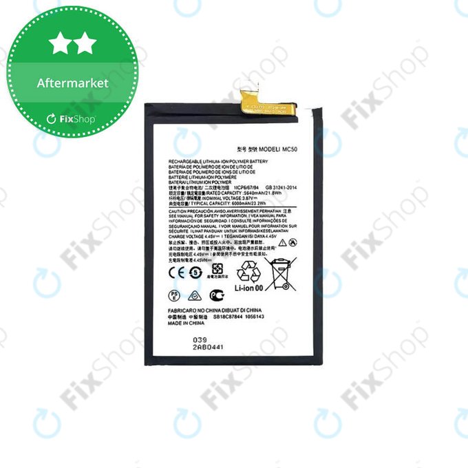 Batteria per Motorola Moto G9 Power, G60, MC50, 6000mAh