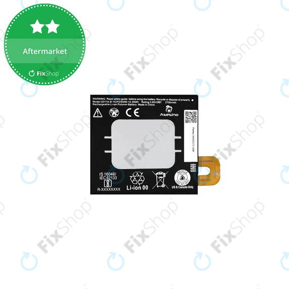 Batteria per Google Pixel 2 G011A, G011A-B, 2700mAh