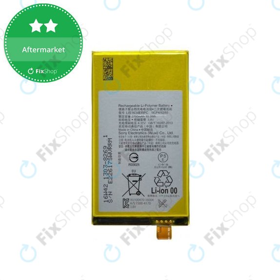 Batteria per Sony Xperia X Compact F5321, Z5 Compact E5803, LIS1634ERPC, 2700mAh