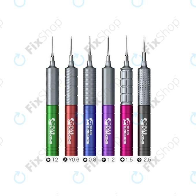 Set cacciaviti Torx, Tri-Point e a croce 6 pz, Mechanic KING KONG+