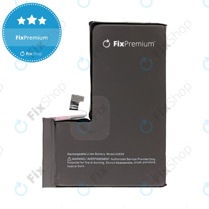 Batteria per iPhone 13 Pro, A2656, 3095mAh, FixPremium