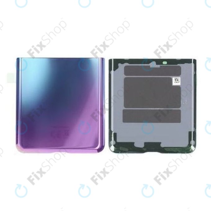 Cover batteria inferiore per Samsung Z Flip F700N, Mirror Purple, GH82-22204B, Genuine Service Pack