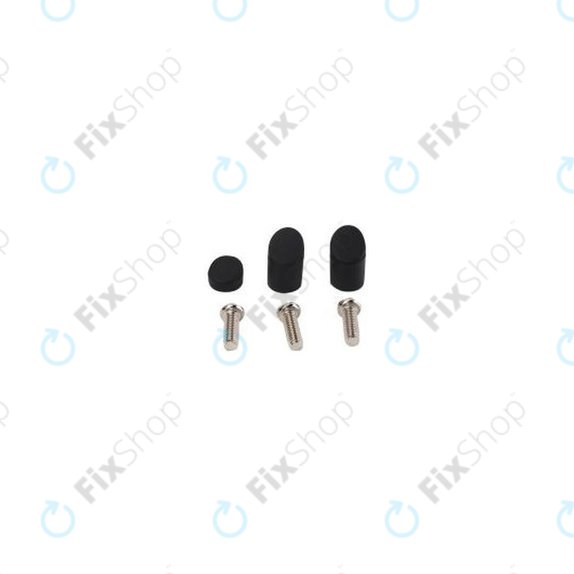 Tappi in gomma e viti parafango posteriore per Xiaomi Mi Electric Scooter 2 M365, Black