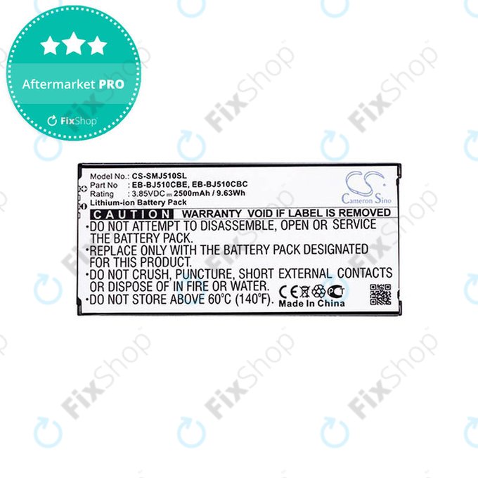 Batteria per Samsung J5 (2016), EB-BJ510CBC, 2500mAh, HQ