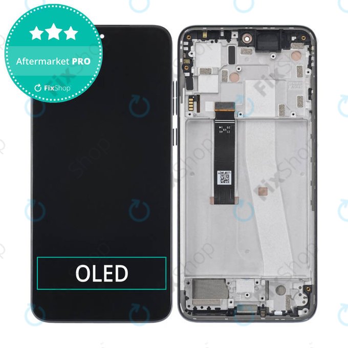 Schermo OLED per Motorola Edge 30 Neo, Black Onyx, Vetro touch con cornice