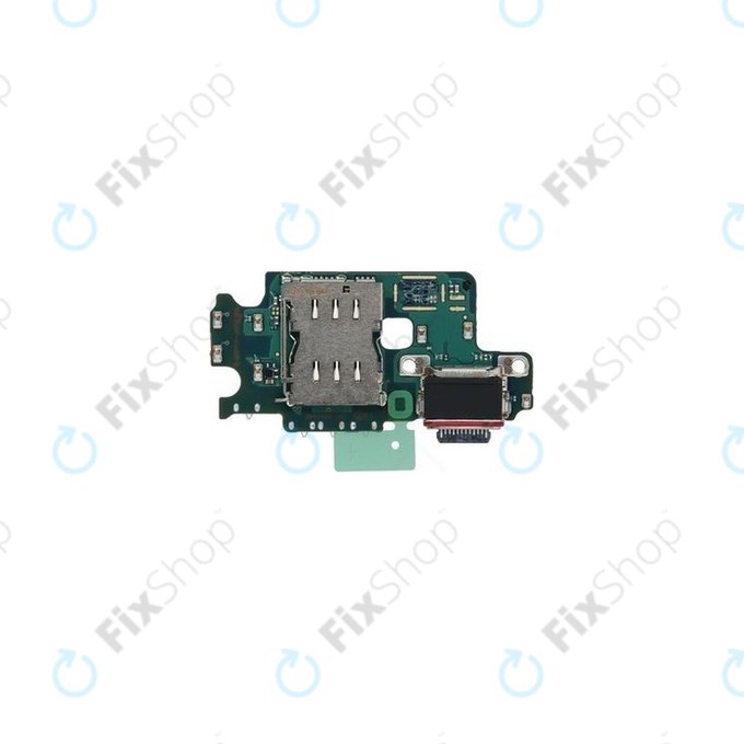 Scheda PCB connettore di ricarica con lettore SIM per Samsung S25, GH96-18238A, Genuine Service Pack