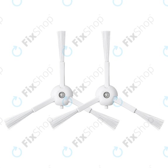 Spazzola laterale, 2 pz., Bianca per Roborock S8 MaxV Ultra, S8 Max Ultra
