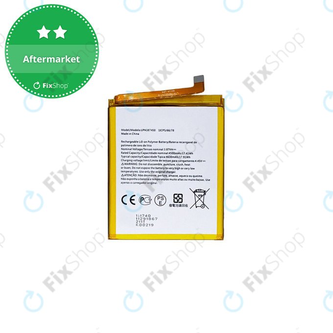 Batteria per Nokia XR20 TA-1368, TA-1362, LPN387450, 4630mAh