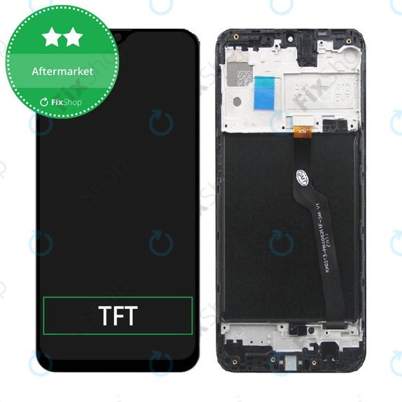 Schermo per Samsung A10 A105F, Vetro touch con cornice