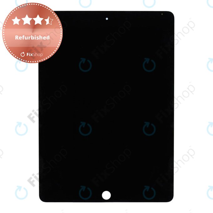 Schermo LCD per iPad Air 2, Black, Vetro touch senza cornice, Refurbished
