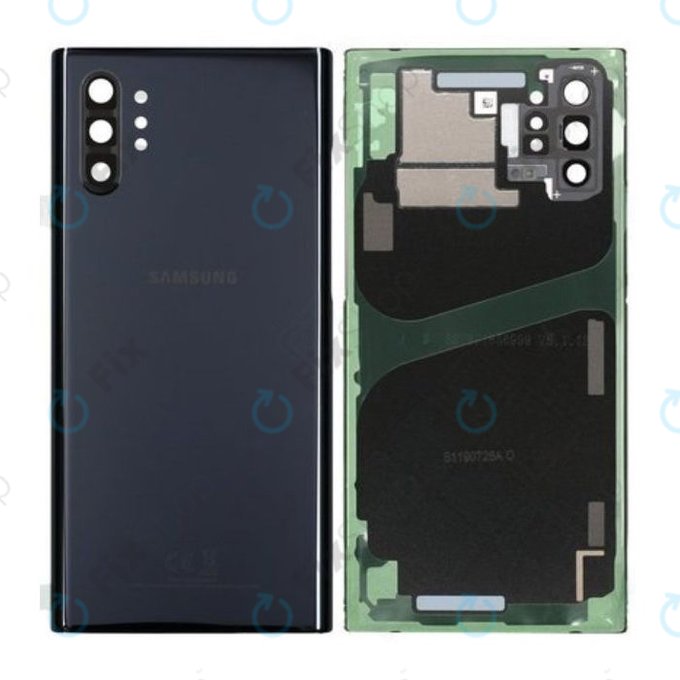 Cover batteria per Samsung Note 10 Plus N975F, Aura Black, GH82-20588A, GH97-23680A, Genuine Service Pack