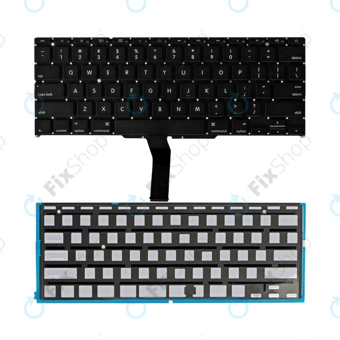 Tastiera con retroilluminazione US per MacBook Air 11" A1370, A1465 (Late 2010 - Early 2015)