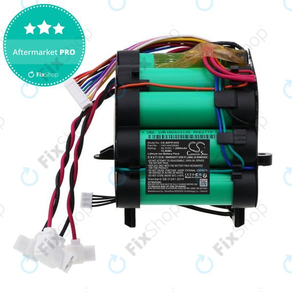 Batteria per AEG FX9, Pure F9 Electrolux FlexLift PF9 140144439084, Li-Ion, 2000mAh, 36V, HQ
