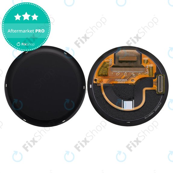 Schermo OLED + vetro touch senza telaio (Black) per Garmin Active 5