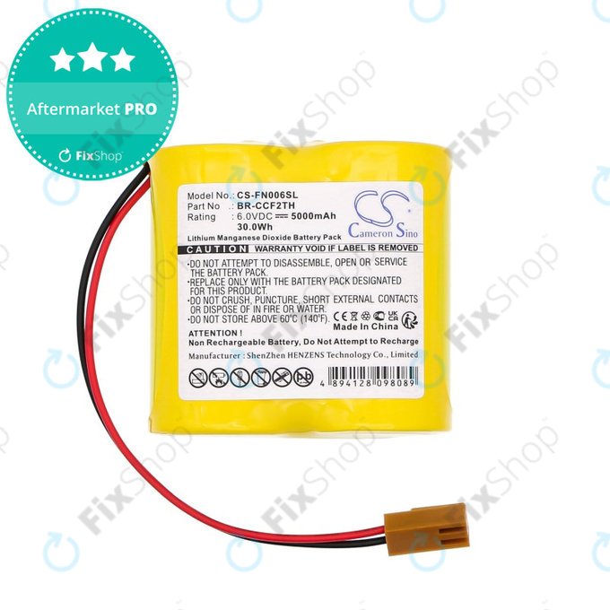 Batteria per Cutler Hammer A06 Control, Li-MnO2, A06B-0073-K001, 5000mAh, 6V, HQ