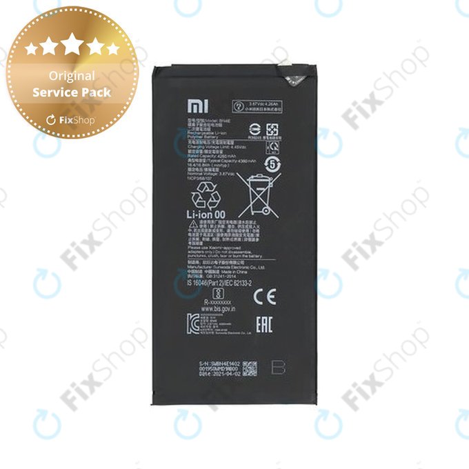 Batteria per Xiaomi Mi Pad 5, BN4E, 460200007P5Z, 4360mAh, Genuine Service Pack