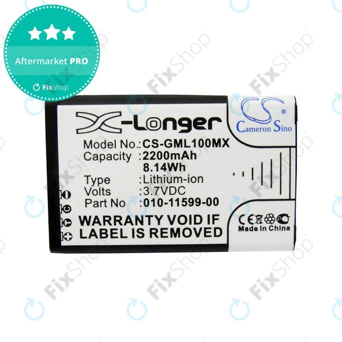 Batteria per Garmin E1, E2, Garmin Virb Elite, 010-11599-00, Li-Ion, 2200mAh, 3.7V, HQ