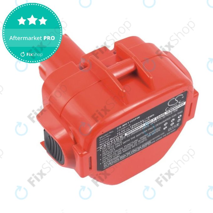 Batteria per Makita 1050, 192598-2, 193981-6, Ni-MH, 1500mAh, 12V, HQ