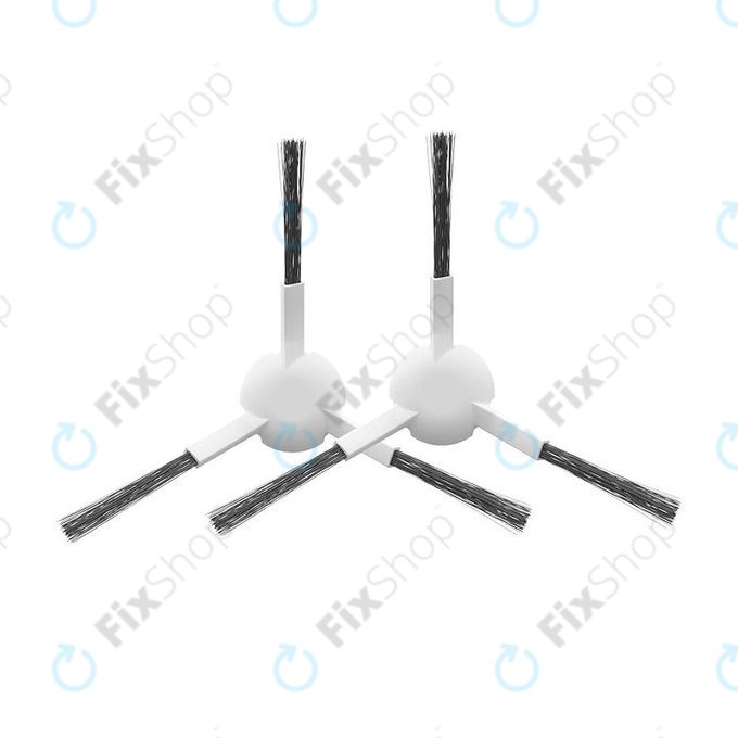 Spazzola laterale, 2 pz., Bianca per Xiaomi Mi Robot Vacuum S20+, S10+, X20+, X10+