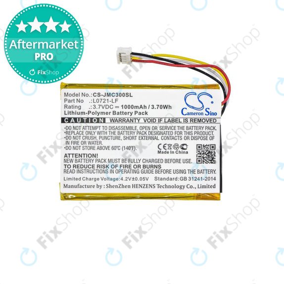 Batteria per JBL Clip 3, L0721-LF, 1000mAh, HQ