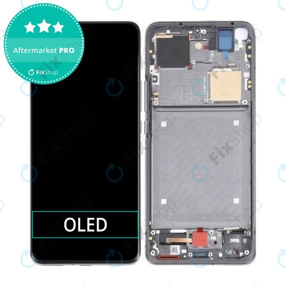 Schermo OLED per Xiaomi Mi 11 Ultra, Ceramic Black, Vetro touch con cornice