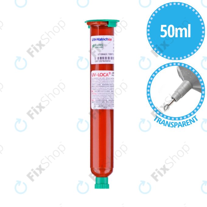 Colla adesiva professionale forte UV-Loca TP-2500F 50ml