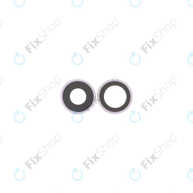 Lente fotocamera posteriore con frame 2 pz per iPhone 17, Lavender