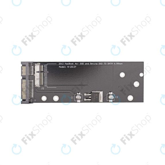 Adattatore SSD 2.5 SATA 3.0 per MacBook Air 11" A1465, 13" A1466, Pro 13" A1425, 15" A1398 (Mid 2012, Late 2012)