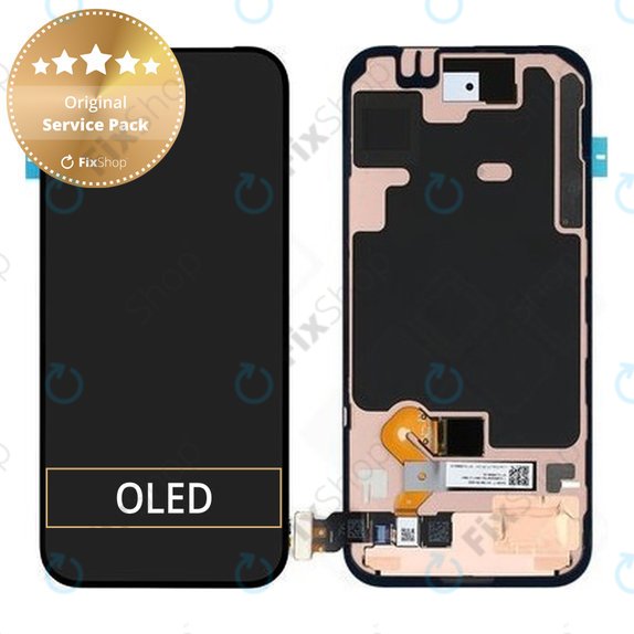 Schermo LCD per Google Pixel 9 Pro, Vetro touch senza cornice, G949-01070-00, Genuine Service Pack