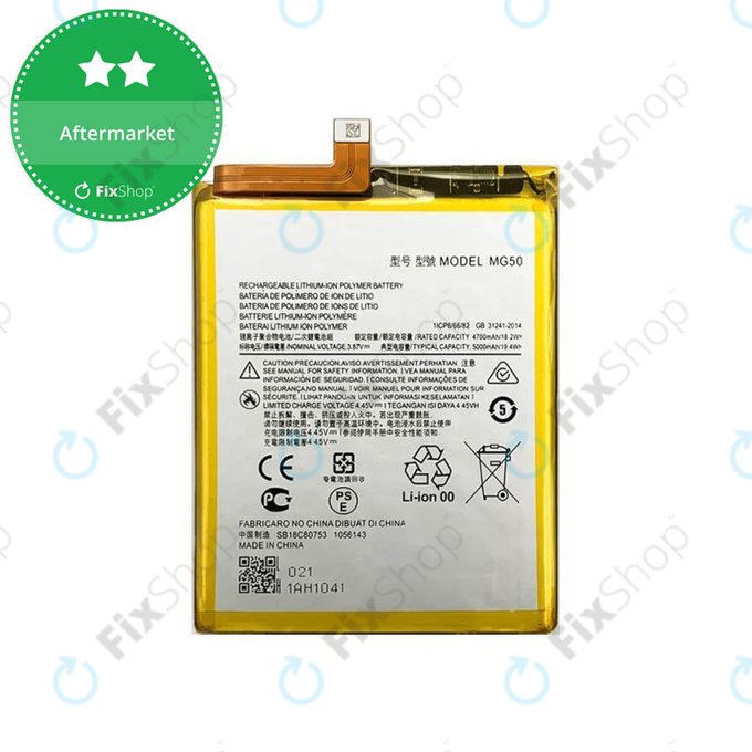 Batteria per Motorola Moto G9 Plus, MG50, 5000mAh