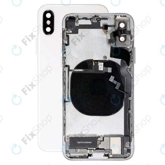 Scocca posteriore con piccoli componenti per iPhone XS, Silver