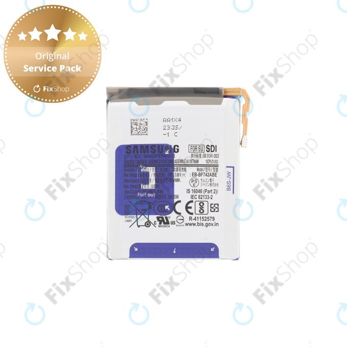 Batteria per Samsung Z Flip 6 F741B, inferiore, EB-BF742ABE, GH82-35024A, Genuine Service Pack