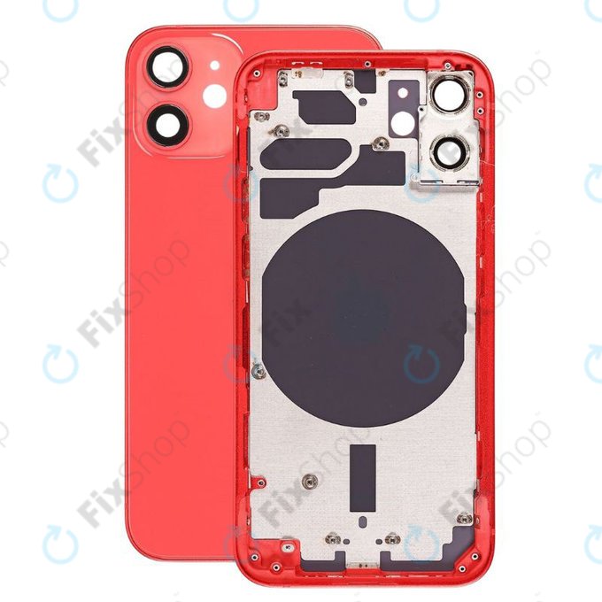 Scocca posteriore per iPhone 12 Mini, Red