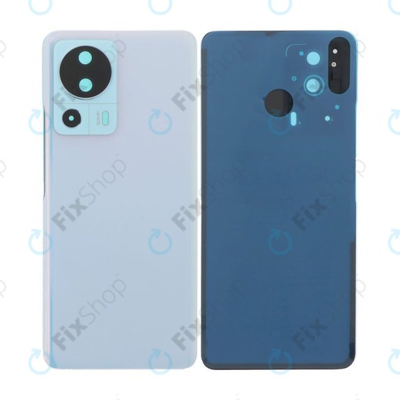 Cover batteria con frame e lente fotocamera per Xiaomi 13 Lite, Blue