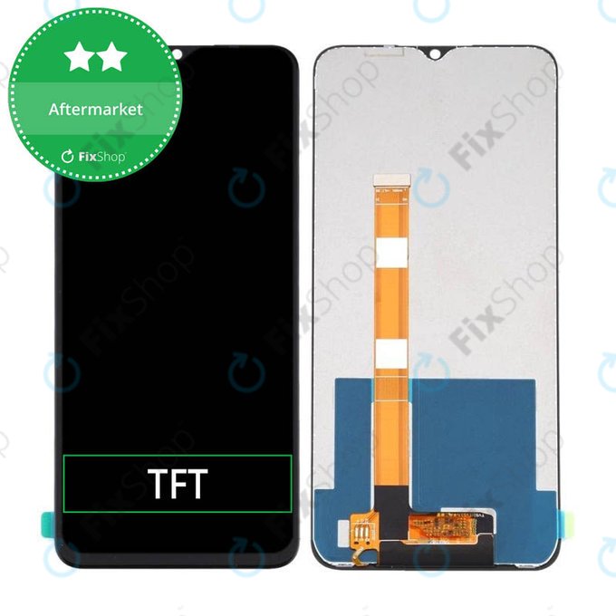 Schermo LCD per Realme C12 RMX2189, Vetro touch senza cornice