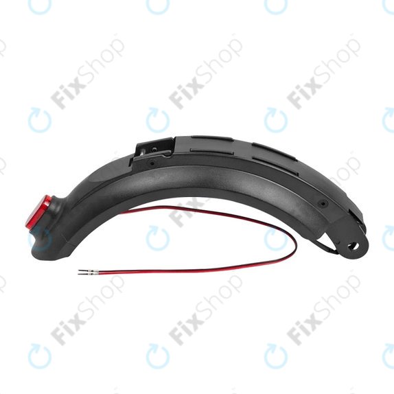 Parafango posteriore con luce e cavo per Kugoo S1, S1 Pro, S2, S3, Black