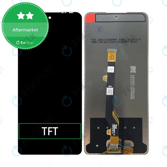Schermo LCD per Tecno Spark 10 Pro, Vetro touch senza cornice